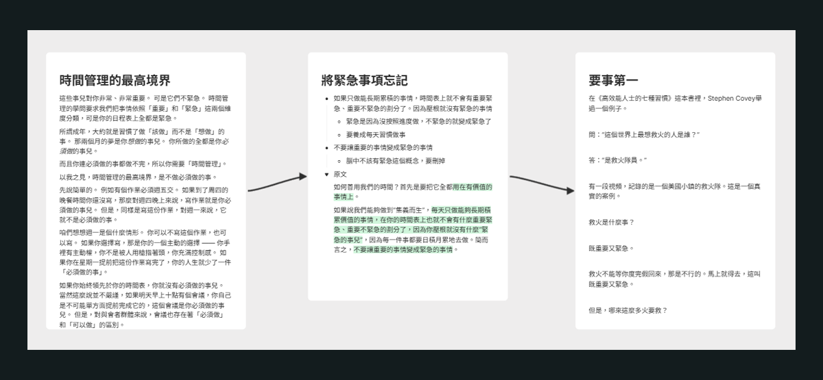 知識點彼此連結