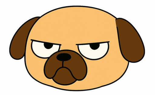 Dog head only photoroom
