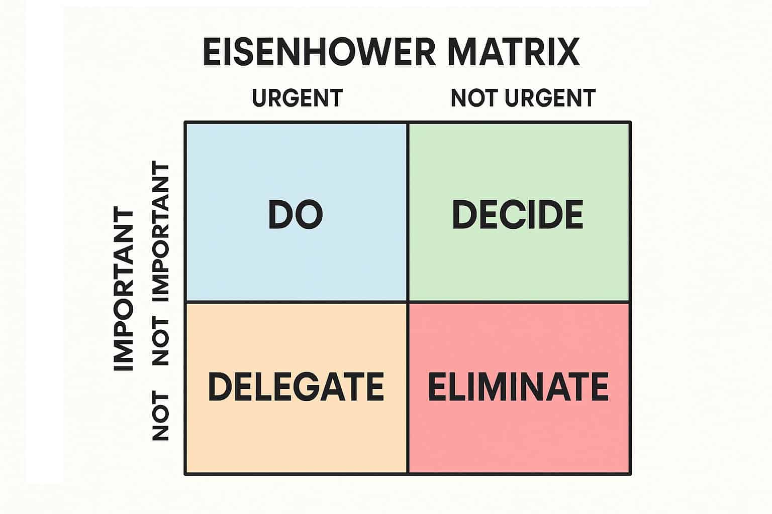 艾森豪矩陣(重要緊急四象限)：優先做正確的事，而不僅是正確地做事– Domyweb多米